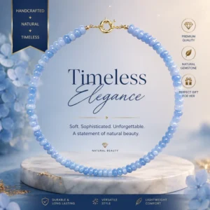 Beaded Gemstone Necklace for Women