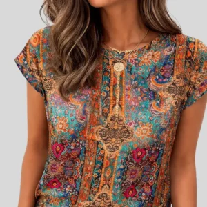 Womens Tops Summer Casual Cap Sleeve Tshirts Shirts Business Dressy Spring Fashion Outfits Trendy Clothes