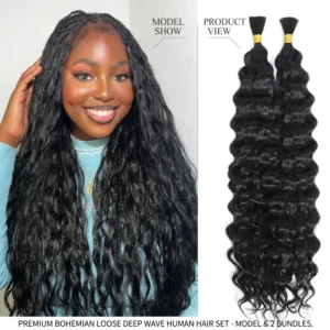 italian curly braiding hair